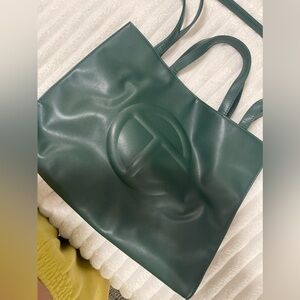 Olive Green Medium size Telfar Bag